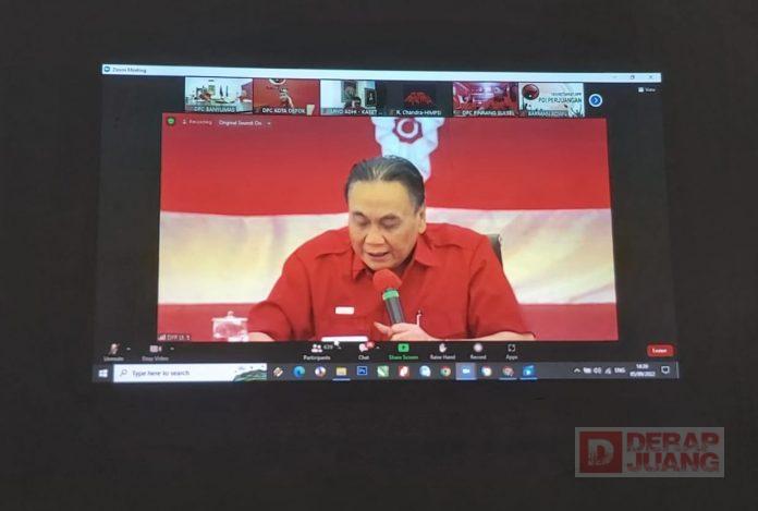 Ikuti Rakor DPP, Banteng Banyumas Siap Laksanakan Arahan DPP Partai