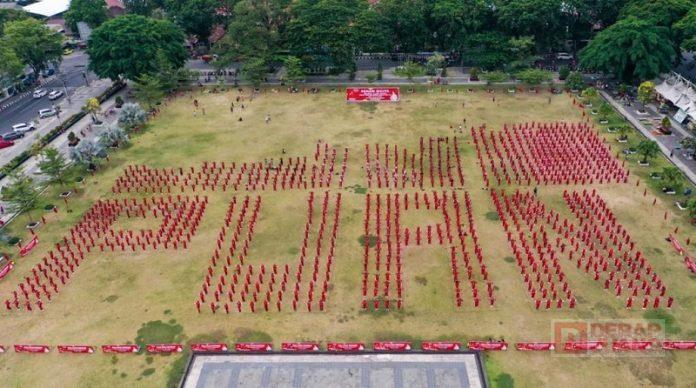 Lebih 1.000 Perempuan Merahkan Alun-Alun Purwodadi dengan SICITA