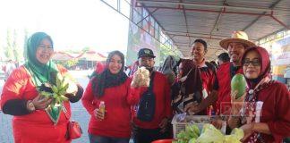 Mbak Etik Harap Pasar Mitra Tani Menjadi Wadah Penyerapan Hasil Panen Petani