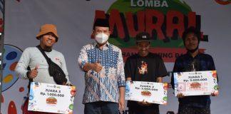 Mural Competition Madhang Maning Park, Bupati Husein Kenalkan Menara Pandang Teratai