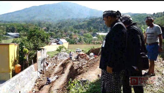 Ngesti Nugraha Tinjau Penanganan Bencana Longsor