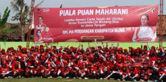 Seluruh KomandanTe Bintang Dua Blora Ikut Andil Lomba Senam Indonesia Cinta Tanah Air