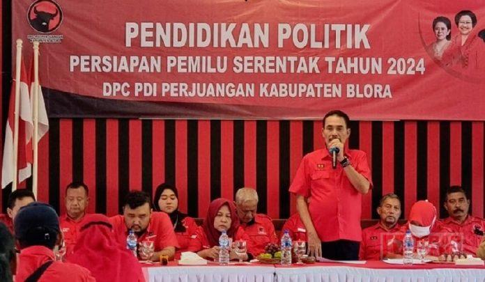 Targetkan Menang Kembali di 2024, DPC PDI Perjuangan Blora Rakor Bersama PAC