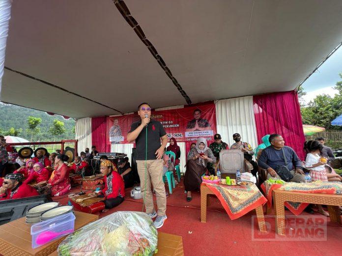 Tasyakuran Pengaspalan Jalan, Pak Sam Gelar Gebyag Perdana Orbeg Binaannya