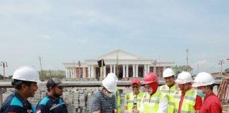 Sri Mulyani Cek Pembangunan Grha Bung Karno dan Alun-Alun