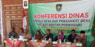 Timbul Susilo Hadiri Konferensi Dinas di Kecamatan Purwodadi