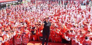 Mbak Puan Sambut Hangat 100.000 Kader Perempuan Baru Hasil Rekrutmen Politik KomandanTe di Jawa Tengah