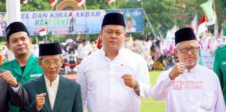 Ali Badrudin Ikuti Apel dan Kirab Akbar Peringatan Hari Santri Nasional