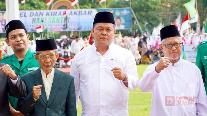 Ali Badrudin Ikuti Apel dan Kirab Akbar Peringatan Hari Santri Nasional