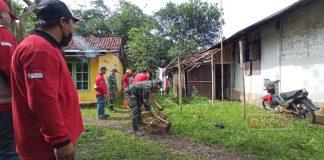 Antisipasi Longsor Tebing Sungai Logawa, Baguna Banyumas Gotong Royong Buat Truncuk