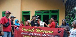 Asfirla Bantu Korban Bencana Tanah Longsor di Desa Wlahar