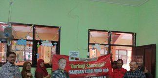 BHB Serahkan Kursi Roda Kepada SD Negeri 5 Arcawinangun