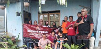 Bareng Srikandi Sicita, Agus Priyanggodo Serahkan Kursi Roda dari Mbak Casytha Kepada Penyandang Disabilitas