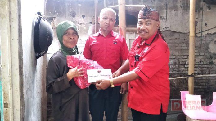 Dari Mbak Mitha, PAC Bumiayu Salurkan Bantuan Rumah Roboh