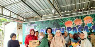 Dian Purnama Sari Salurkan Bantuan Biskuit Kepada Bumil dan Balita di Sidorejo