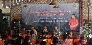 Gelar Sosialisasi Penanggulangan Bencana Alam, Sunarna: Mari Jaga Lingkungan Bersama
