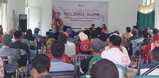 Gerakkan Ekonomi, Harris Turino Gelar Sosialisasi Holding BUMN