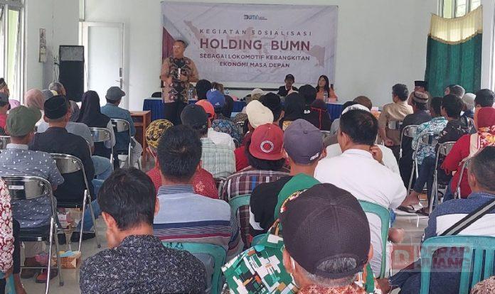 Gerakkan Ekonomi, Harris Turino Gelar Sosialisasi Holding BUMN