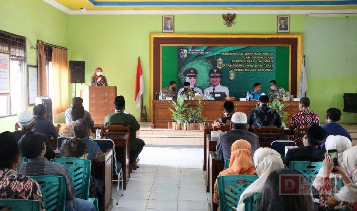 Hibah Keagamaan Tahap II Cair, Bupati Minta Agar Cermati Proses Tahapannya