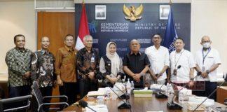 Kelanjutan Revitalisasi Pasar Badog, Bupati Tiwi Temui Menteri Perdagangan