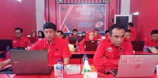 KomandanTe Bintang Dua Banjarnegara Ikuti Psikotest DPP PDI Perjuangan Secara Online