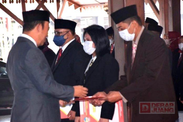 Lantik 80 Pejabat, Bupati Husein Ada 4 Pejabat Tinggi Pratama