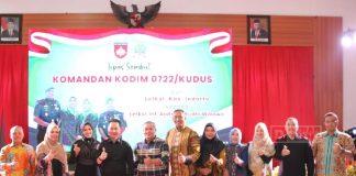 Lepas Sambut Dandim 0722/Kudus, Masan Ajak Sinergi Bersama Pemerintah Daerah