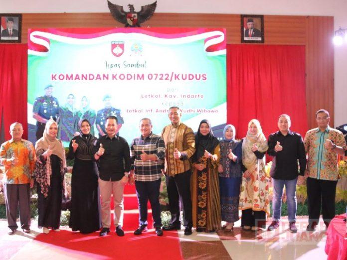 Lepas Sambut Dandim 0722Kudus, Masan Ajak Sinergi Bersama Pemerintah Daerah