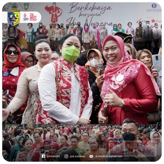 Mbak Eisti Meriahkan Berkebaya Bersama Ibu Negara
