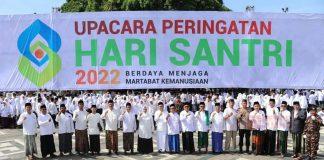 Mbak Etik Pimpin Upacara Hari Santri Nasional Tahun 2022