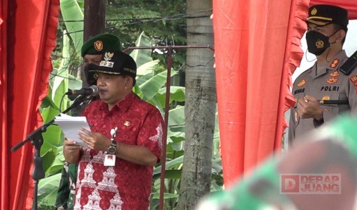 Ngesti Nugraha Pimpin Apel Gelar Pasukan Pengamanan Pelaksanaan Pilkades 2022