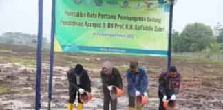 Peletakan Batu Pertama, Bupati Tiwi: Kampus 2 UIN Saizu Resmi Dibangun di Purbalingga