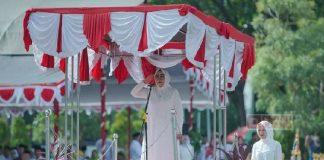 Pimpin Apel Hari Santri, Sri Sumarni: Santri Juga Harus Berdaya Saing