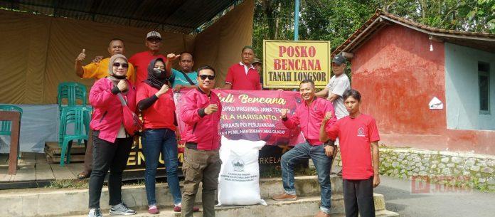 Relawan Setia Asfirla Kunjungi Warga Terdampak Bencana Tanah Longsor di Ajibarang