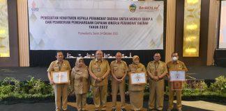 Sadewo Beri Penghargaan Capaian Kinerja Pemerintah Daerah