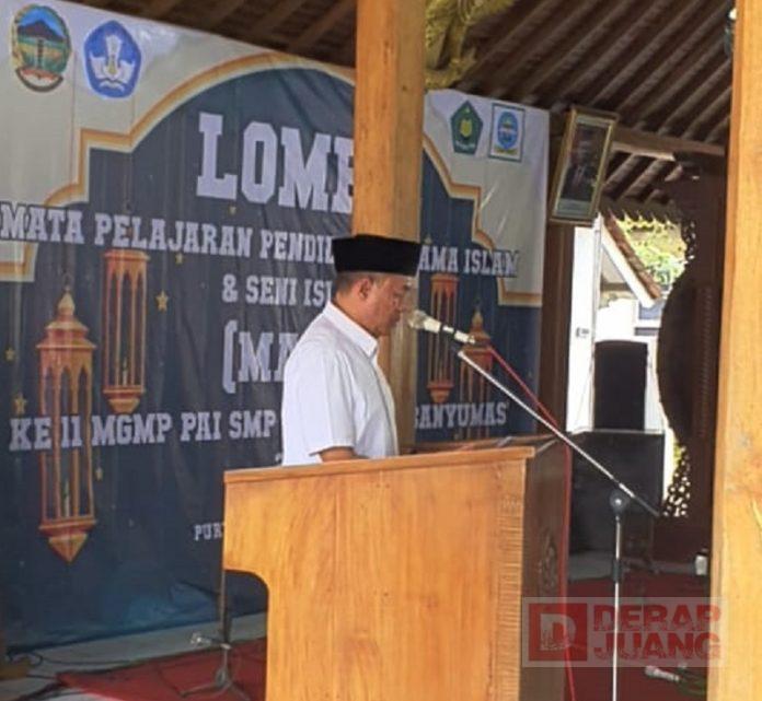 Sadewo Buka Lomba MAPSI Ke-2 MGMP PAI SMP Banyumas 2022