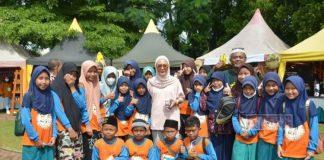 Semarakkan HSN, Ribuan Santri Purbalingga Ikuti Jalan Sehat dan Senam Bersama