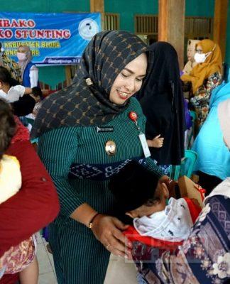 Wabub Etik Minta TPPS Banjarejo Segera Tangani 68 Baduta Stunting