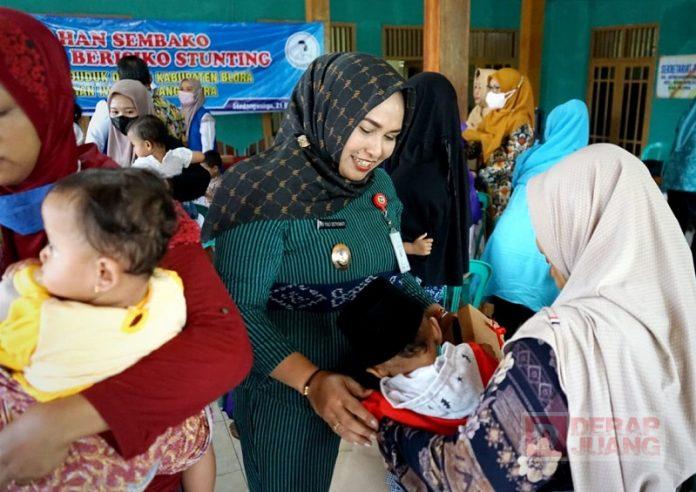 Wabub Etik Minta TPPS Banjarejo Segera Tangani 68 Baduta Stunting