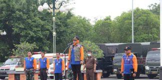 Wabup Etik Gelar Apel Kesiapsiagaan Penanggulangan Potensi Bencana