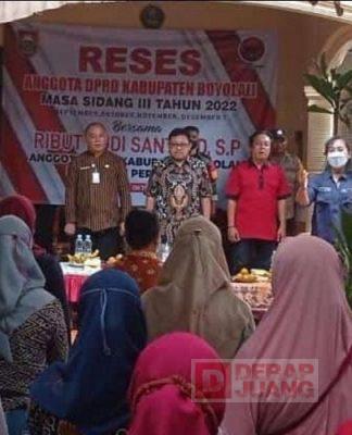 Ribut Budi Santoso Serap Aspirasi dari Konstituen di Pulisen