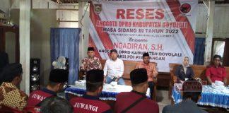 Ngadiran Temui Konstituennya di Desa Krobokan