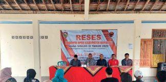Suripto Tampung Asppirasi Warga Melalui Reses