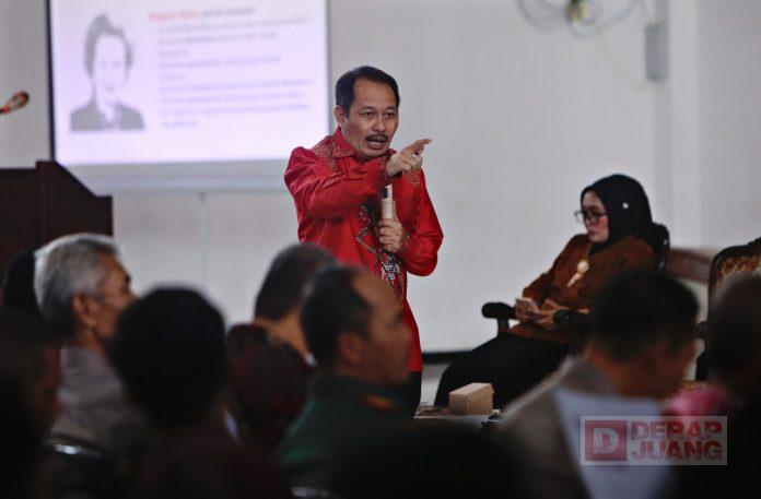 Stop Money Politik, Disampaikan Sofwan dalam Deklarasi Damai Cakades Wonosobo