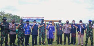 Mbak Yuni Resmikan Program TMMD di Desa Bogor