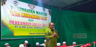 Rasa Syukur Peresmian Jalan, Kenedi Bersama Warga Adakan Pengajian Umum