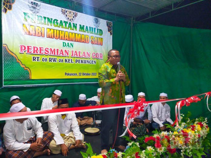 Rasa Syukur Peresmian Jalan, Kenedi Bersama Warga Adakan Pengajian Umum