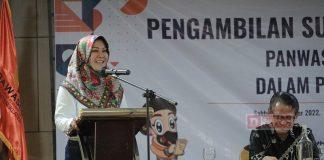 Kawal Pemilu 2024, Sri Mulyani Hadiri Pelantikan Panwascam