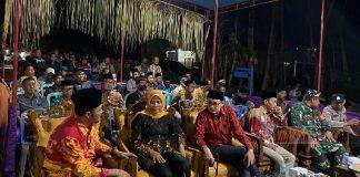 Dion Agasi dan MH Zaenudin Hadiri Pagelaran Wayang Kulit