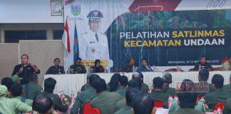 Ajak Bersinergi, Masan Harap Satlinmas Jati dan Undaan Disiplin Serta Tegas